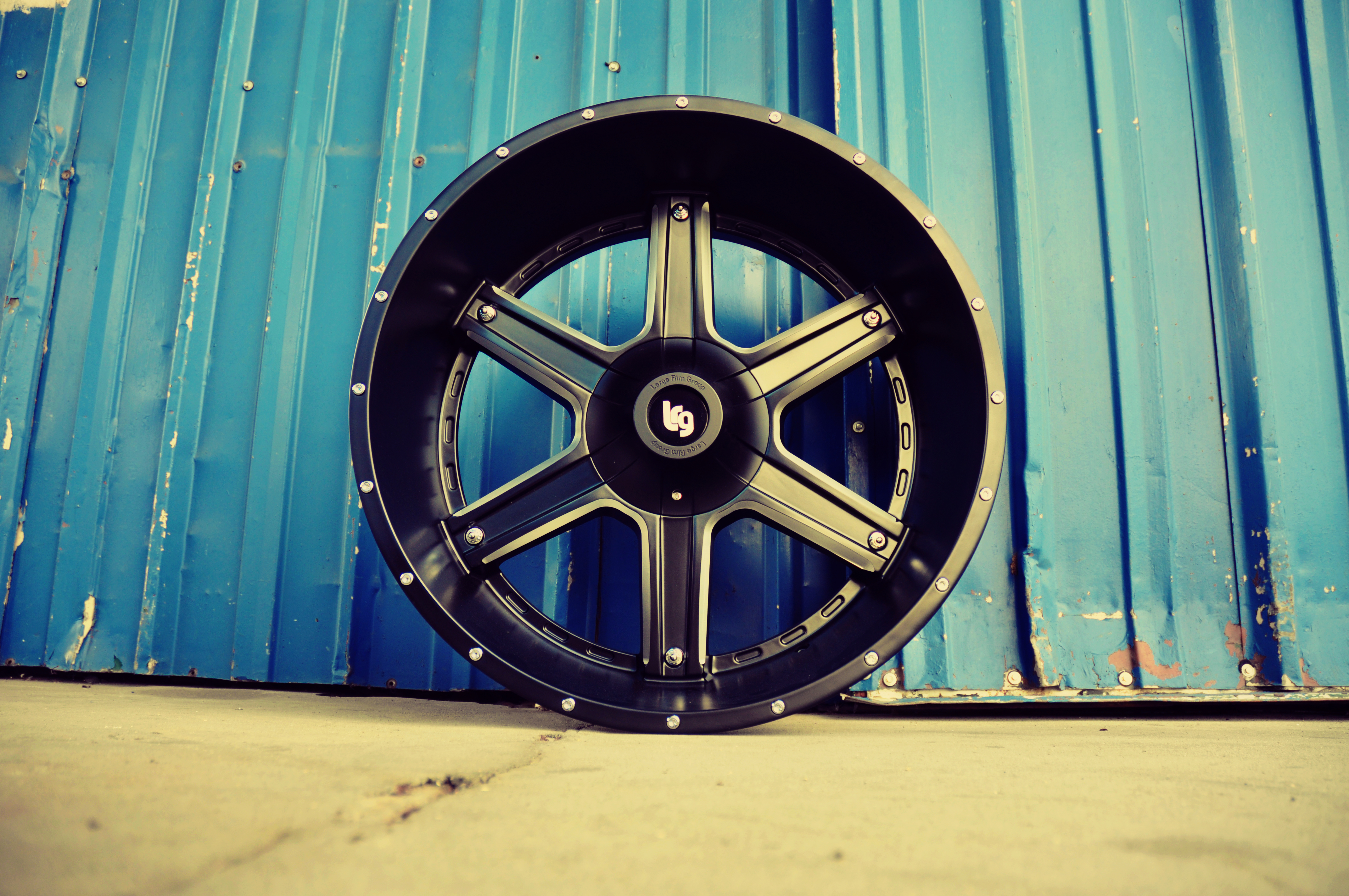 Lrg Rims 10189073712N 18x9 5x5 4.5in BS -12mm Offset Matte Black